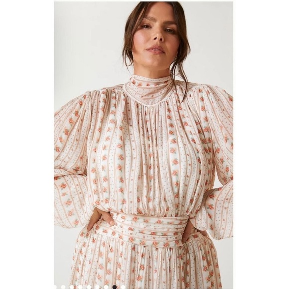 ANTHROPOLOGIE • LET ME BE • MOCK NECK SHEER MINI DRESS NWT - Picture 2 of 10